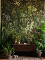 Ethereal Plant Tapestry: Where Cottage Charm Meets the Wonders of the Wild