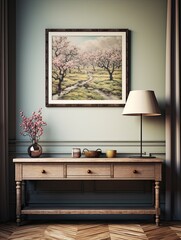 Fresh Spring Blossom Prints: Celebrate New Beginnings with Vintage Landscape Wall Art Delights