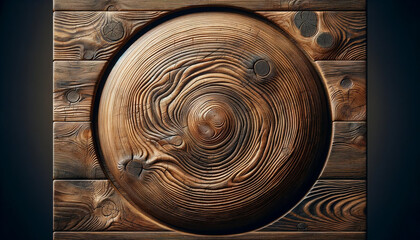 Rustic Elegance: High-Resolution Natural Wood Grain Texture