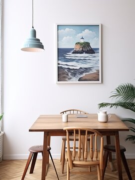 Nostalgic Seaside Art Prints: Capturing the Calm of the Ocean for Your Home