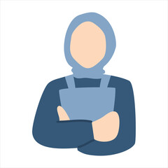 faceless illustration hand explaining gesture