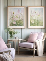 Timeless Impressionist Wildflower Scenes in Soft Hues - Vintage Art Print Collection