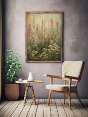 Timeless Impressionist Nature's Wildflower Beauty: Vintage Art Print for Rustic Decor