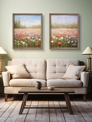 Vintage Wildflower Landscapes: Timeless Impressionist Collections for Rustic Decor Masterpieces