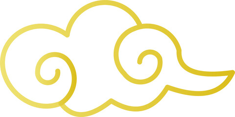 The  cloud Chinese style PNG 14 - obrazy, fototapety, plakaty