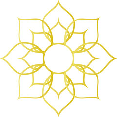 The gold flower png 16