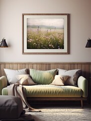 Tranquil Prairie Wildflower Art: Vintage-Inspired Prints and Wall Art