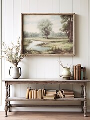 Vintage Field and Stream Canvases: Capturing the Rural Magnificence of Countryside Life by Streams