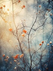 Whimsical Nature Photography: Ethereal Abstract Moments of Vintage Art Essence.