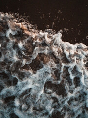 Waves on the beach make one of a kind designs II