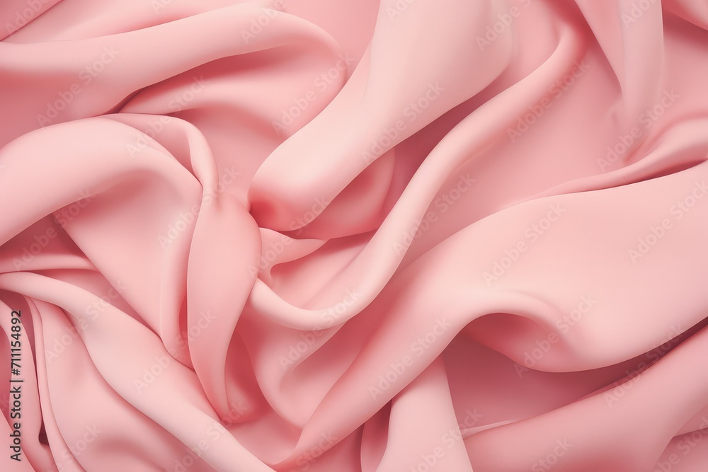 Aufkleber shiny smooth luxury abstract bright pink curve and wave decorative background with copy space. backd