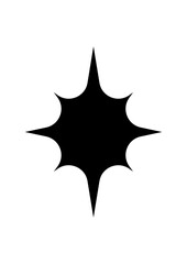 black star eight points