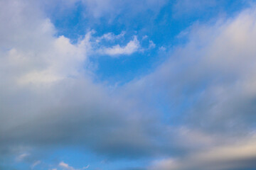 blue sky with clouds