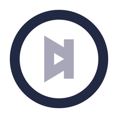 sign isolated on white