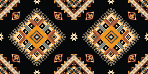 Geometric Ethnic Patterns. American, African,Western, Aztec, motif Navajo, and bohemian pattern styles. designed for background,wallpaper,print, carpet,wrapping,tile,salong, batik.vector illustration