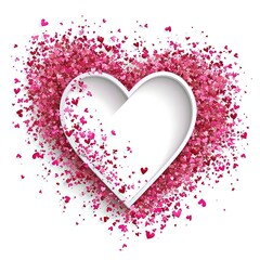 Heart Shape Love Confetti Glitter