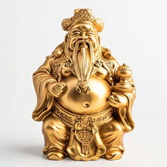 Obraz premium Chinese God Gold Statue