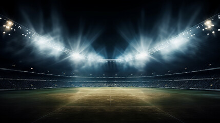 stadium lights effect on a transparent background