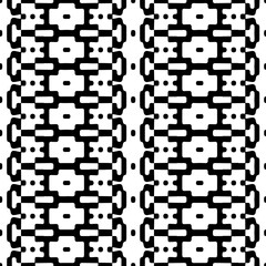 White background with black pattern. Seamless texture for fashion, textile design,  on wall paper, wrapping paper, fabrics and home decor. Simple repeat pattern.