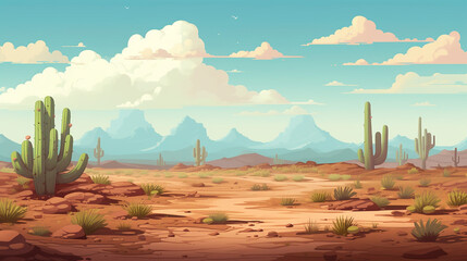 pixel art desert at day