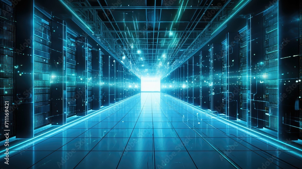Poster online data internet background illustration network communication, web cloud, cybersecurity privacy