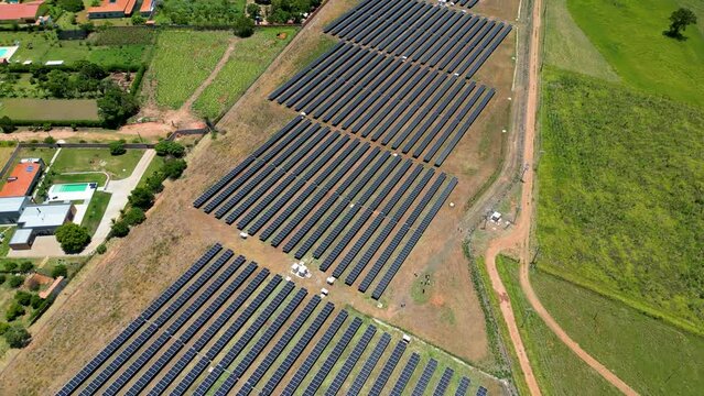 solar power station SDG 7 ESG SUN carbon footprint CO2 emission reduction