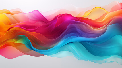 Fototapeta premium abstract colorful background with waves