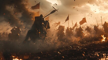 Knight Soldier in Battle