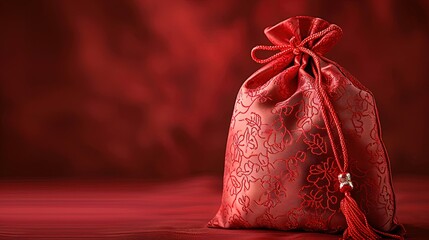 Red Lucky Bag in Chinese New Year