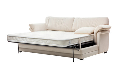 Sleeper Sofa on Transparent Background