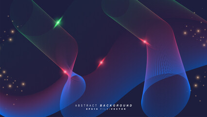 abstract gradient line backhround design