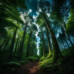 Fototapeta premium forest in the morning