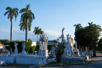 Obraz premium Colon Funerary Monument. National Monument of Cuba. One of the biggest cementeries in the world