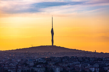 View of Istanbul Bosphorus on sunrise. - 711178041