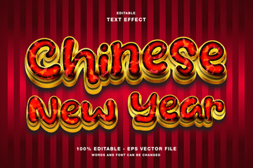 Chinese New Year 3D Editable Text Effect