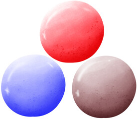 3 pieces of candy or toffee