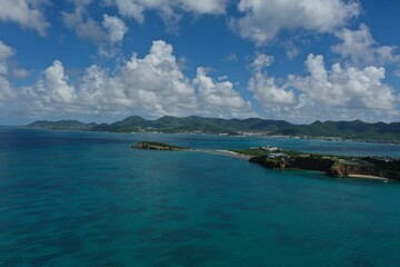 Baie Rouge Beach in St. Martin, Caribbean