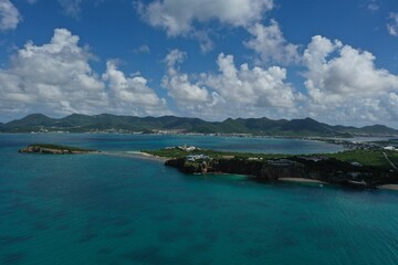 Baie Rouge Beach in St. Martin, Caribbean