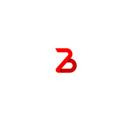 ZB, BZ, B letter logo design template elements. Modern abstract digital alphabet letter logo. Vector illustration. New Modern logo.