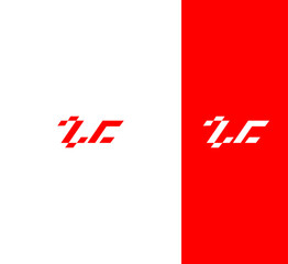 ZC, CZ letter logo design template elements. Modern abstract digital alphabet letter logo. Vector illustration. New Modern logo.