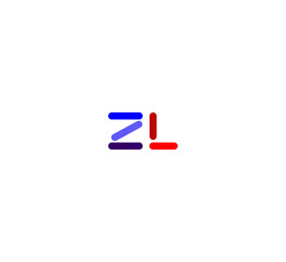 ZL ,LZ letter logo design template elements. Modern abstract digital alphabet letter logo. Vector illustration. New Modern logo.