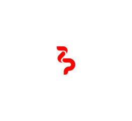 ZP, PZ letter logo design template elements. Modern abstract digital alphabet letter logo. Vector illustration. New Modern logo.