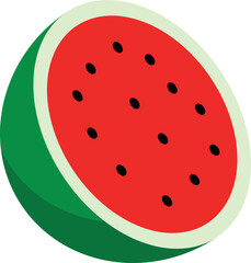 watermelon vector illustration