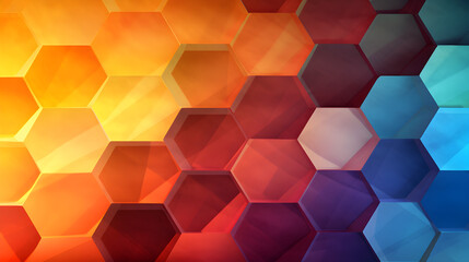 abstract background with hexagons