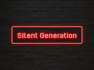 Silent Generation のネオン文字