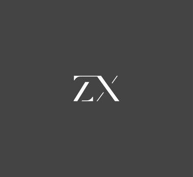 ZX, XZ letter logo design template elements. Modern abstract digital alphabet letter logo. Vector illustration. New Modern logo.