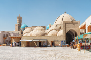 The Trading Dome Toqi Zargaron in Bukhara, Uzbekistan - obrazy, fototapety, plakaty