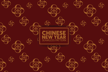 Chinese new year traditional pattern. Vector decorative jewelry collection in Chinese style for card, print, flyers, posters, merch, covers.