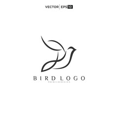 Bird logo design vector icon