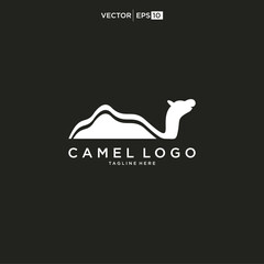 Camel logo design vector illustration